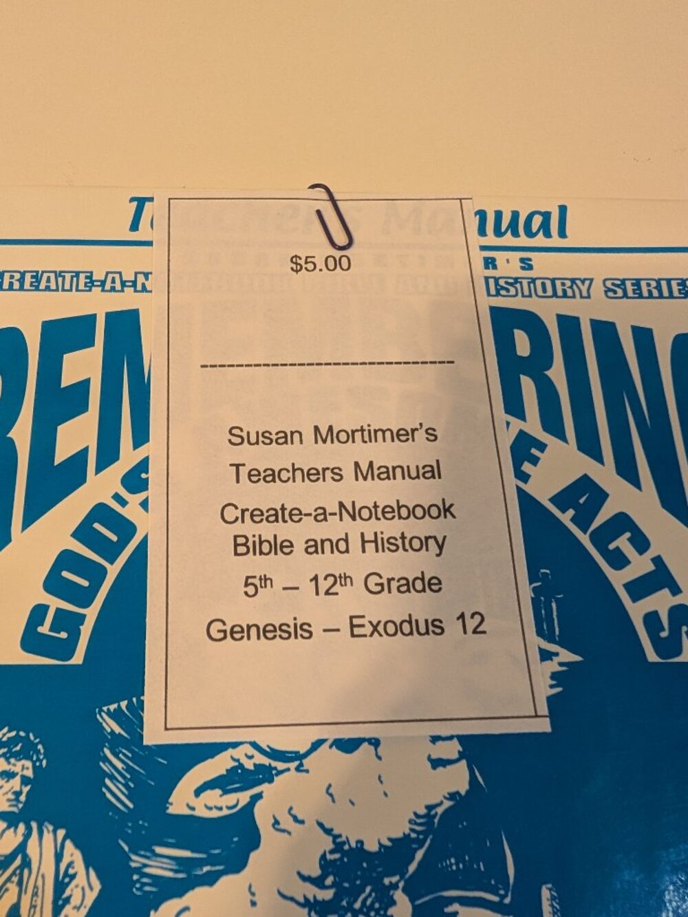 Susan Mortimer's Teachers Manual